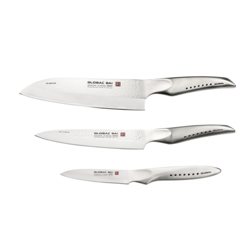 Global SAI 3-Piece Kitchen Knife Set Main image