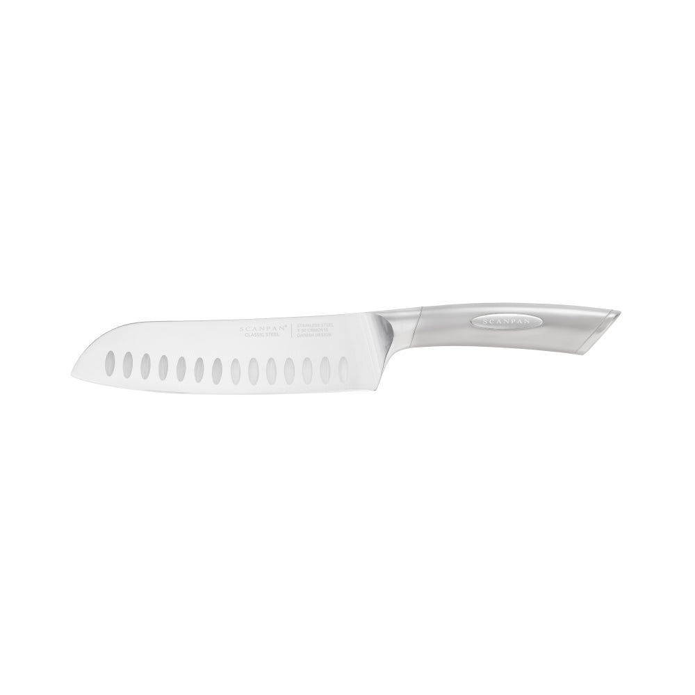 Classic Steel Santoku Knife, 18cm Main image