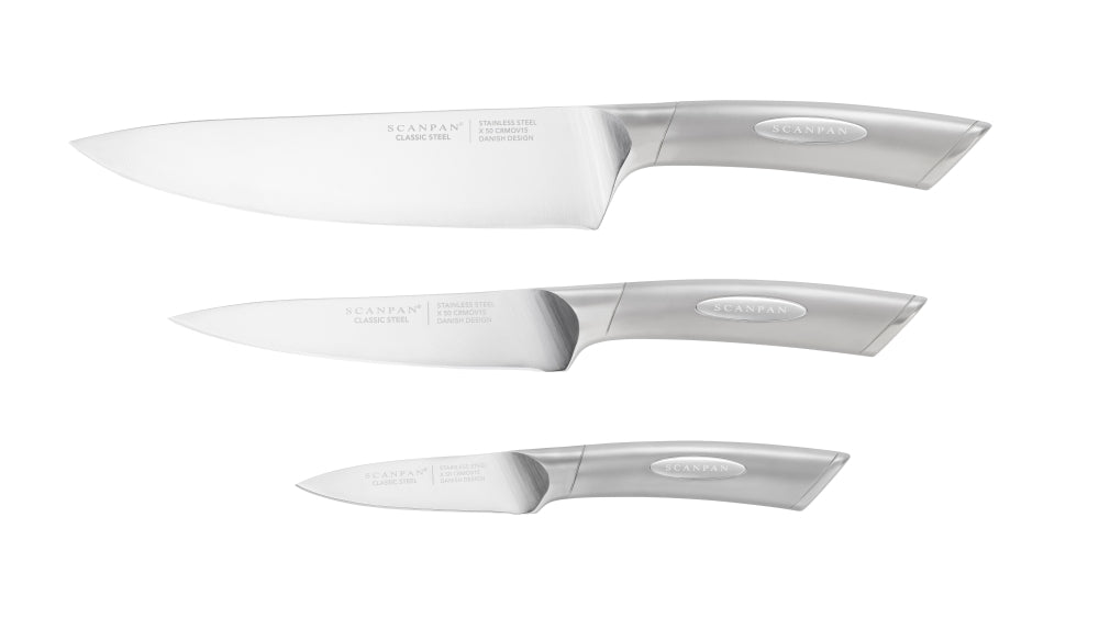 Classic Steel 3pc Chefs Set Main image