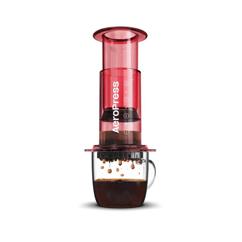 AeroPress Clear Red Coffee Press Main image