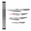 Global 4-Piece Knife Set with 30cm Magnetic Rack
