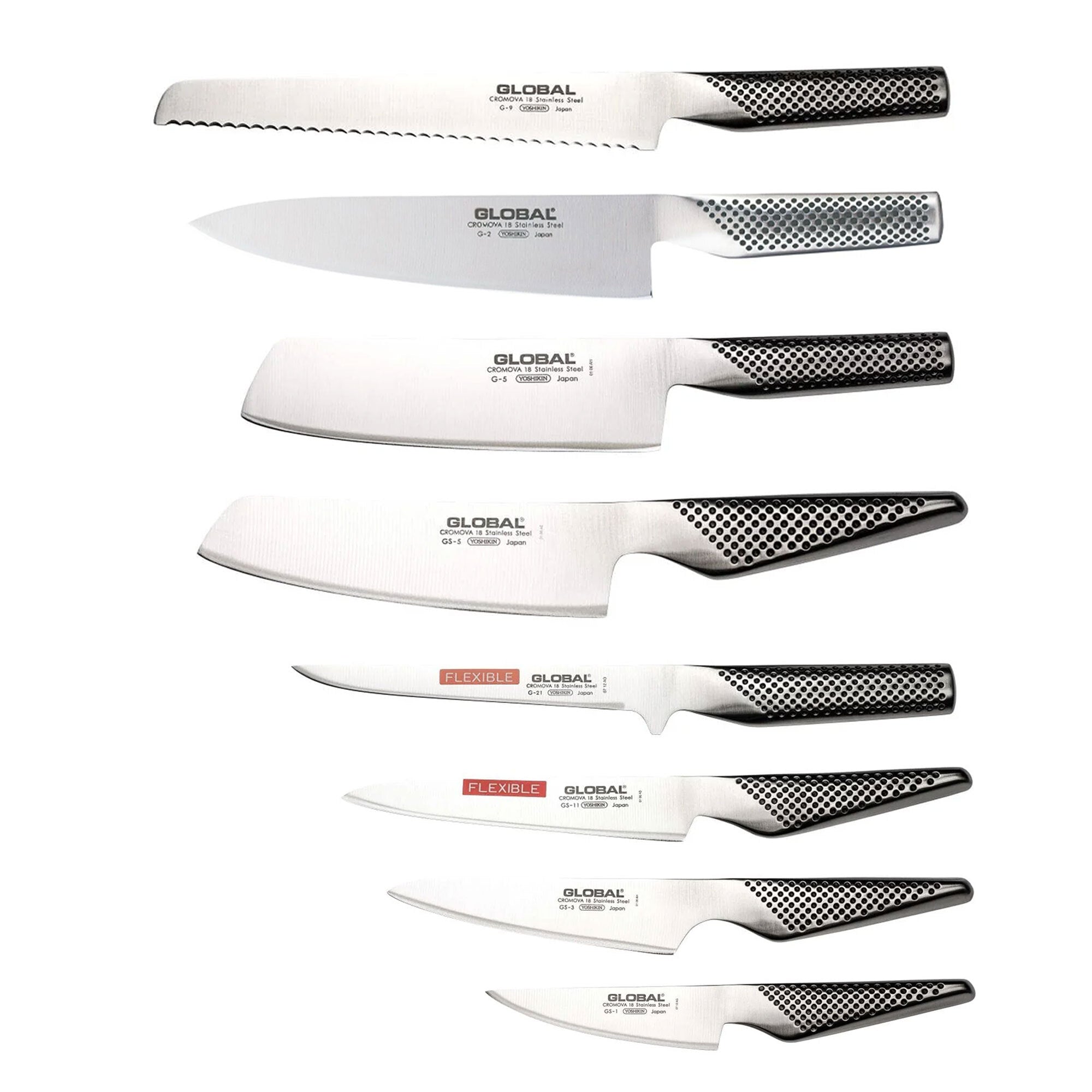 8pc Knife Set (G-2,3,5,9,21,GS-1,5,11) Secondary image