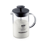 Latteo Milk Frother 250ml - Glass/Black