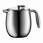 Columbia French Press Coffee Maker, Double Wall, 4 cup, 0.5L Chrome