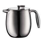 Columbia French Press Coffee Maker, Double Wall, 4 cup, 0.5L Chrome